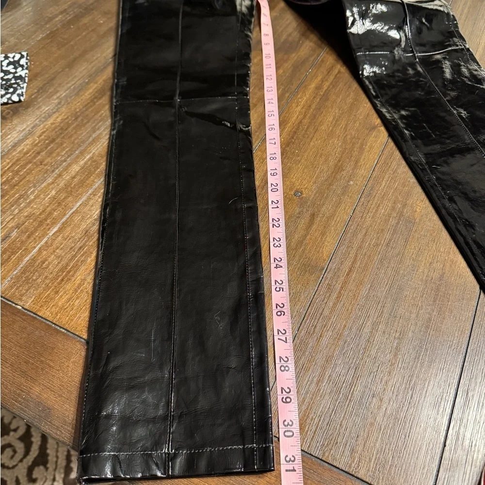 Zadig & Voltaire Peko Lambskin Leather Pants – Black – Size 36 – NWT